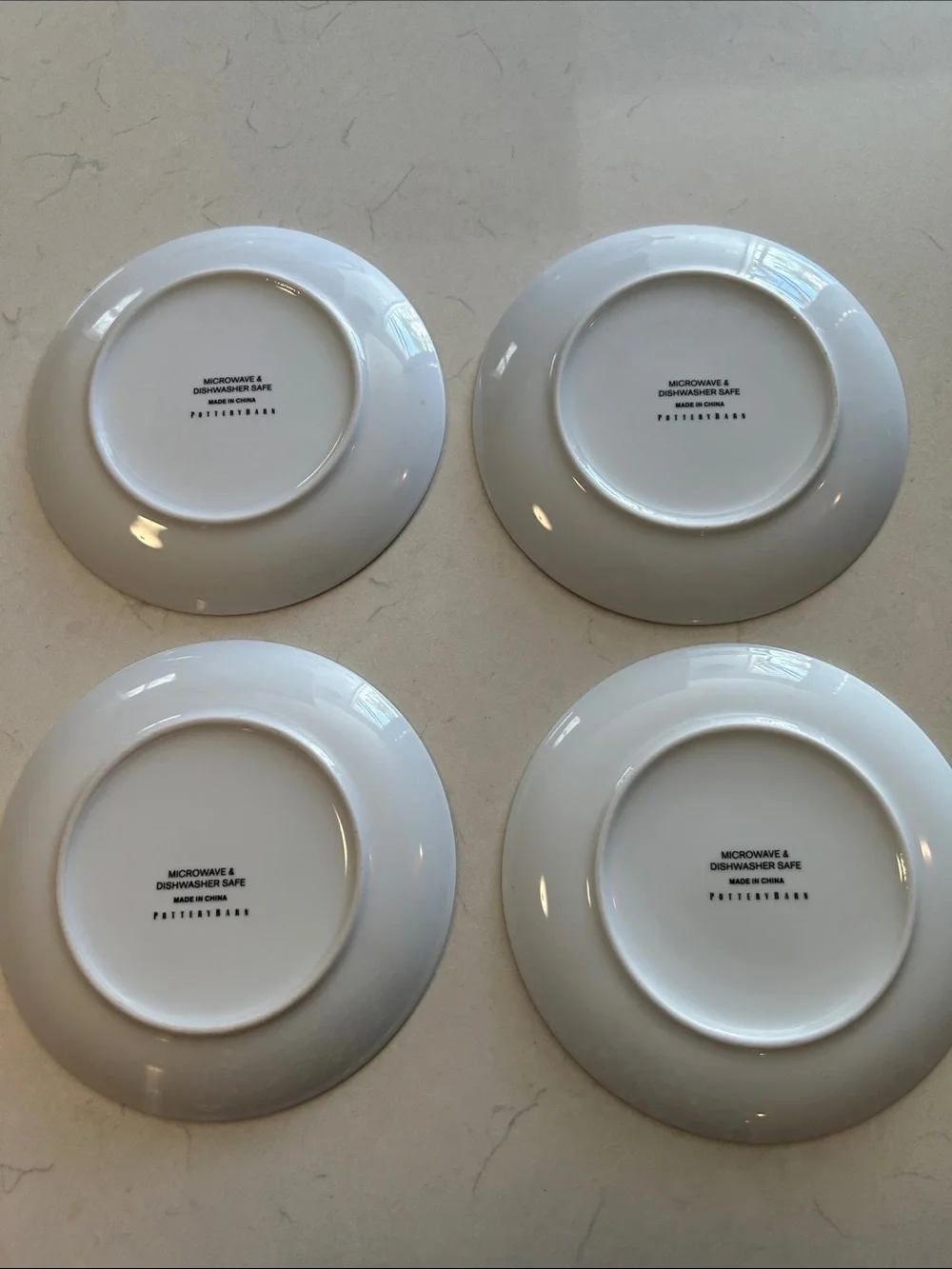 Pottery Barn-Coastal Curiosity Plate Featuring Postcard Design